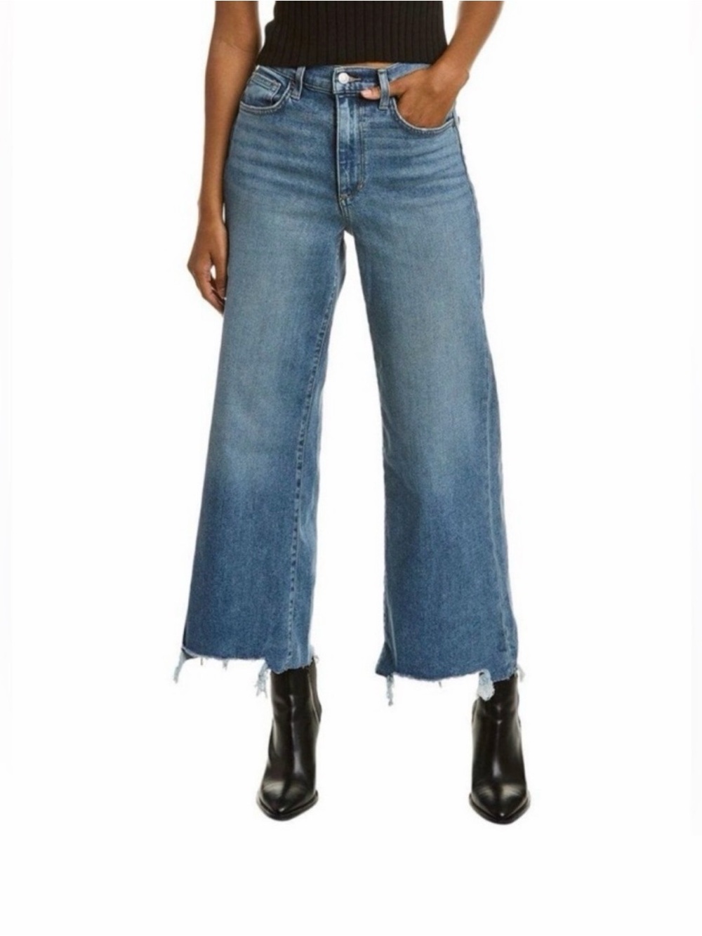 Joe's Jeans High-Rise Natalina Wide Leg Jeans Sz 28